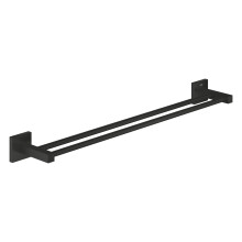 GROHE Start Cube Double Towel Rail – Bathroom Wall Mounted Dual Towel Bar (Metal, Concealed Fastening, Including Screws and Dowels), Size 654 mm