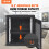 VEVOR VEVOR 12U Wall Mount Network Server Cabinet, 15.5'' Deep, Server Rack Cabinet Enclosure, 200 lbs Max. Ground-mounted Load Capacity 2