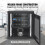 VEVOR VEVOR 12U Wall Mount Network Server Cabinet, 15.5'' Deep, Server Rack Cabinet Enclosure, 200 lbs Max. Ground-mounted Load Capacity 4