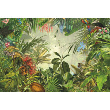 Komar Vlies Fototapete - Into the Wild - Größe 368 x 248 cm