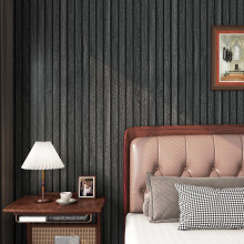FunStick 60CM5M Wood Effect Vinyl Self Adhesive Worktop Black Wallpaper for Bedroom Walls Kitchen Vinyl Wrap for Cupboards Worktop Peel and Stick