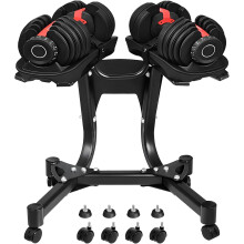 OKSTENCK 340 lb Weight Rack,340lb Dumbbell Holder Adjustable Dumbbell Rack Standard Metal Holder with Four Wheels for Home Gym Use Convenient.