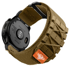 Bandletic Compatible with Garmin Fenix 8 51mm/Fenix 6X Pro/6X/7X/7X Pro/5X/5X Plus/3 HR Strap,26mm Quick Fit Tactical Rugged Nylon Sport Band for