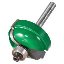 Trend CraftPro Cavetto Router Cutter, 1/4 Inch Shank, 7.9mm Radius and 38.6mm Cut Diameter, Tungsten Carbide Tipped, C066X1/4TC
