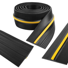 Garage Door Seal Anti-Slip Weatherproof Heavy-Duty Rubber for Home Garages with Kids & Pets, Garage Door Seal Bottom for Basements & Industrial Hubs