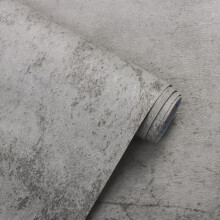 CiCiwind Self Adhesive Wallpaper Concrete Look Contact Paper Light Grey Peel and Stick Wallpaper 40cm15m Waterproof Sticky Back Plastic Thicken