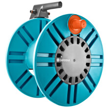 Gardena Classic wall-Fixed Hose Reel 60 with Hose Protection Guide: for Simple wall-mounting, with Anti-drip Device, Angled Connection, high Capacity