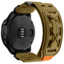 Bandletic 26mm Quick Fit Strap Compatible with Garmin Fenix 8 51mm/Fenix 6X Pro/6X/7X/7X Pro/5X/5X Plus/3 HR,Tactical Rugged Nylon Sport Band for