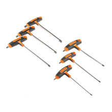 Bahco 903t-1 T-handle Hex Screwdriver Set, 6 Piece (One Size) (Multi Colour)
