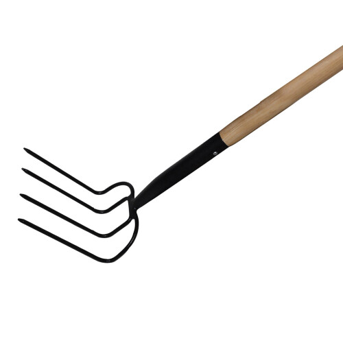 Faithfull Faithfull FAIMANDRAG Manure Drag Solid Socket 4 Prong - 175cm (72in) Handle