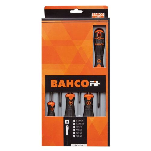 Bahco BAHCOFIT Screwdriver Set, 6 Piece