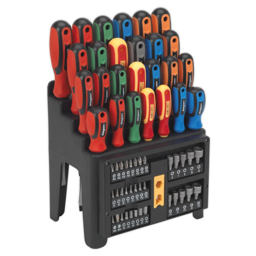 Sealey Sealey S01152 Bit and Nut Screwdriver Set, 61 Pieces