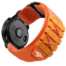 Bandletic Compatible with Garmin Fenix 8 51mm/Fenix 6X Pro/6X/7X/7X Pro/5X/5X Plus/3 HR Strap,26mm Quick Fit Tactical Rugged Nylon Sport Band for