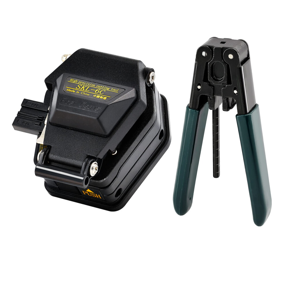 Optical Fibre Cleaver Skl-6C Cable Cutting Cutter Leather Wire Stripper Ftth Kit Tools 5051228029415