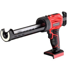 Electric Cordless Caulking Gun Compatible with Makita 18-20V Batteries, with LED Light, 4 Adjustable Speeds Silicone Gun for Filling, Sealing