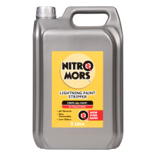 Nitromors Lightning Paint Stripper 5L, with a Safer Formula, Powerful Paint Remover for Wood & Metal
