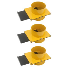 Blast gate for dust Collection Systems for Woodworking dust Collector gate Valve Extraction Vacuum Fitting(ID100 mm 3pc)