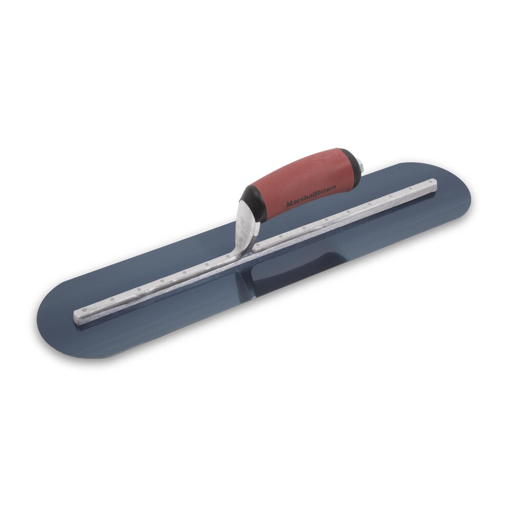 Photos - Other for Construction Marshalltown Fully Rounded Concrete Finishing Trowel, 50.8 x 12.7 cm, Blue Steel Blade, DuraSoft Handle, Made in USA, MXS25B 