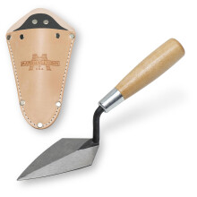 MARSHALLTOWN ATH45 Philadelphia Pointing Trowel – 4½" Single‑Piece Forged High Carbon Steel, Hardwood Handle