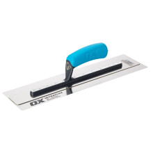 OX Pro Ultra Flex Finishing Trowel - 405x110mm, Stainless Steel
