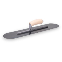Qlt by Marshalltown PT205B 20-Inch x 5-Inch Blue Steel Pool Trowel Wood Handle