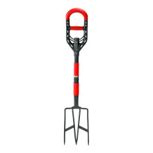 Roamwild Multi-Digger Garden Digging Spading Fork – Fibreglass Light Weight Gardening With Unique Dual Soft AIR Light Grip Technology & Soil Lump