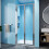 (700x1850mm) Bifold Shower Door Enclosure Screen 1