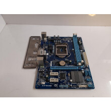Gigabyte GA-H61M-S1 LGA 1155 Socket DDR3 Micro-ATX Motherboard With I/O Shield - Refurbished