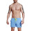 Mens Solid Color Drawstring Quick Dry Lined Beach Swim Trunks with Pockets Light  L 1