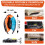3FT Foldable Trampoline for Kids - 36” Mini Small Trampoline with Handle Bar, Height-Adjustable, Max Load 100LBS 3