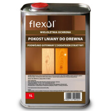 FLEXOL Leinölfirnis für Holz in der Blechdose 1 L