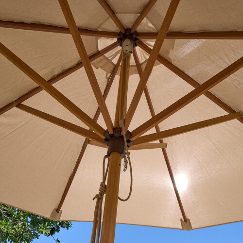 Rowlinson Rowlinson Ashdown Wooden Parasol - 2m 1