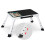 VOUNOT Folding Metal Step Stool w/ Anti-Slip Platform 3-Level Height Adjustable 1