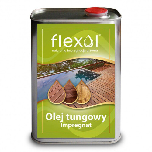 FLEXOL Tungöl zur Imprägnierung von Holz 1L