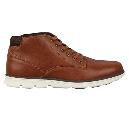 (9 UK, Brown) Deakins Mens Flat Chukka Boots