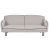 Beliani Sofa 3 Seater TONSBERG Fabric Light Grey 1