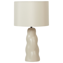 Table Lamp VILAR Ceramic Beige