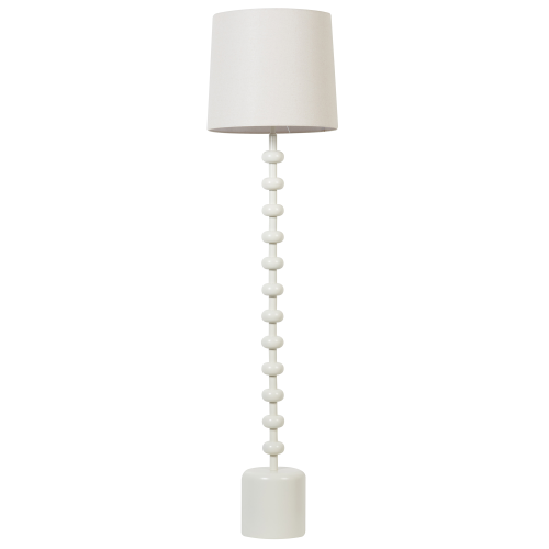 Beliani Floor Lamp KRIOS Metal White