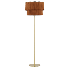 Floor Lamp PERISTERI Metal Brown
