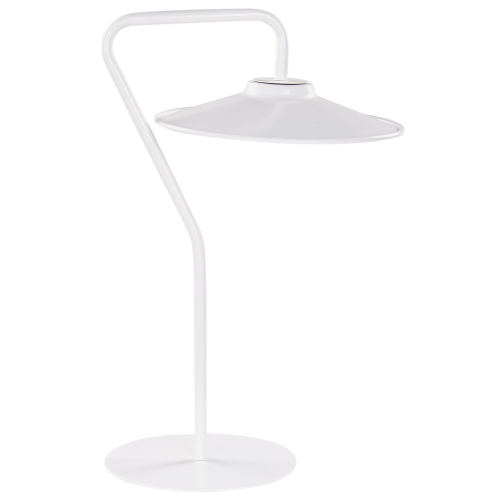 Beliani LED Table Lamp GALETTI Metal White