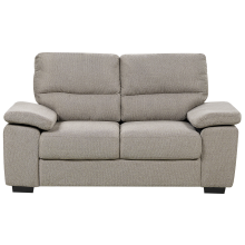 Sofa 2 Seater VOGAR Fabric Light Brown
