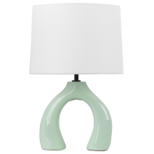 Table Lamp ABBIE Ceramic Light Green