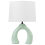 Beliani Table Lamp ABBIE Ceramic Light Green 1