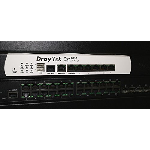 Draytek Vigor Rack Mount Bracket RM1, Vigor Compatible, for 19" Rack and Cabinet, 1U 2
