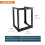 Tecmojo 12U Wall Mount Open Frame Swing Gate Server Rack, Network Rack for 19inch Computer/AV/Data/IT/Media Equipment, 18inch Depth 2