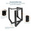 Tecmojo 12U Wall Mount Open Frame Swing Gate Server Rack, Network Rack for 19inch Computer/AV/Data/IT/Media Equipment, 18inch Depth 3