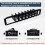 GeeekPi 19 inch 2U Rack Mount for Raspberry Pi 5/4B/3B+/3B, with Removable Front Brackets, Compatible with 19 inch Server Rack 3
