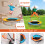3FT Foldable Trampoline for Kids - 36” Mini Small Trampoline with Handle Bar, Height-Adjustable, Max Load 100LBS 4