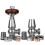 VANCOCO Chrome Angled TRV & Lockshield Pair 1/2"15mm 3