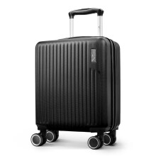 LUGG 15 Inch Vacay Cabin Case 45x33x20cm, Airline Approved Carry On Suitcase, ABS Lightweight, Water Resistant, Black